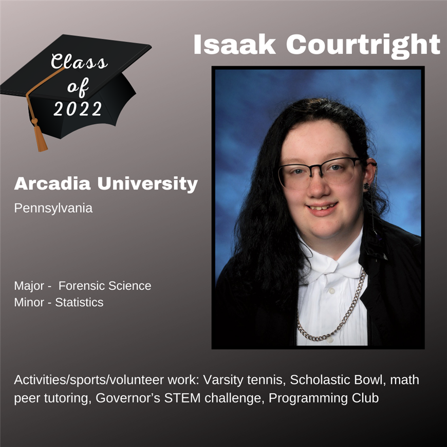 Top 25 Grad, Isaak Courtright